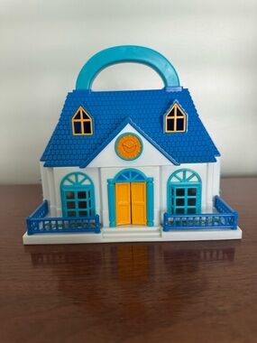 Complete Vintage Tiny Dreams Carry Along Teacher School House RARE 90s Pocket